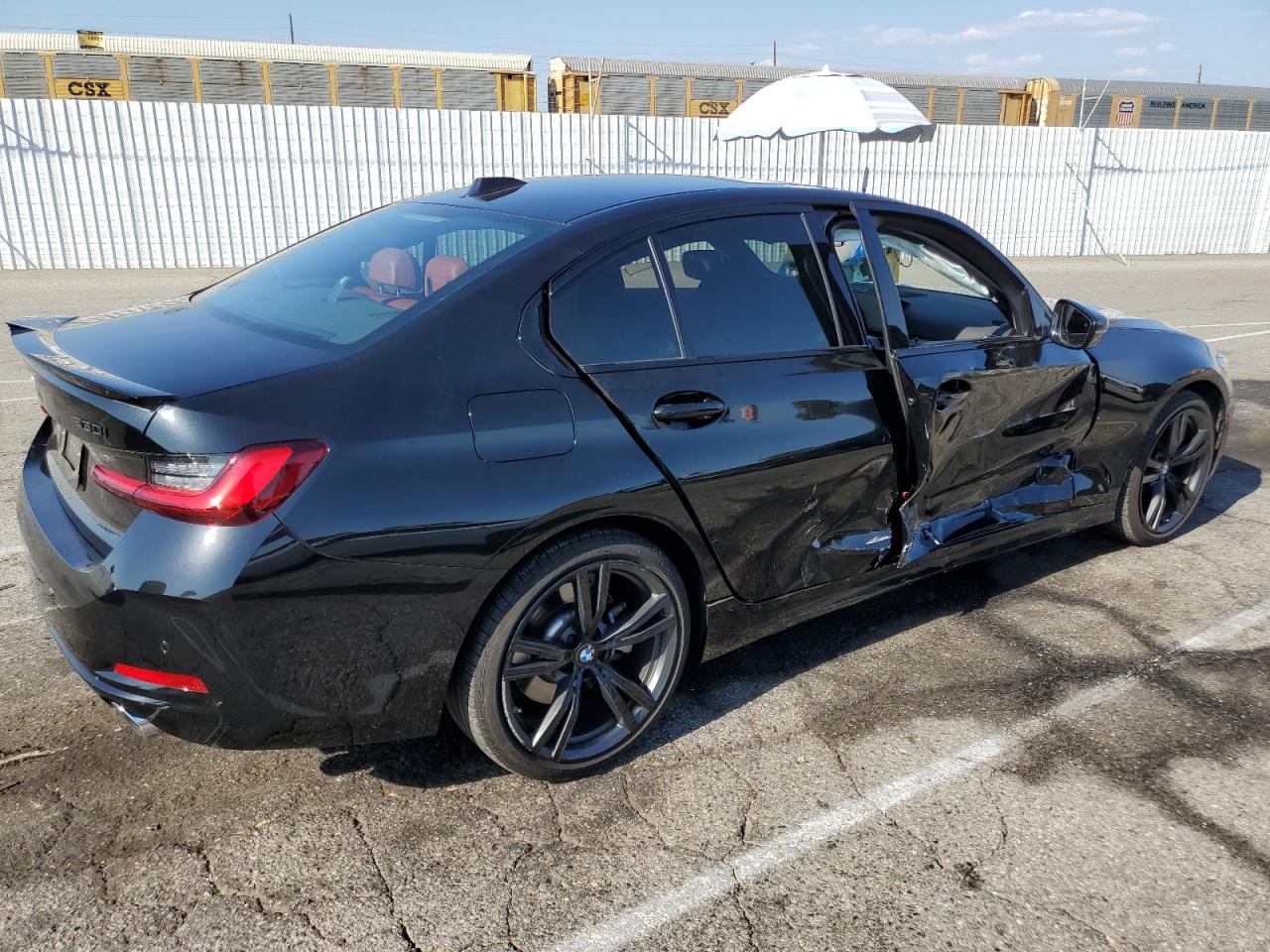 2023 BMW 330I black null gas 3MW69FF04P8D75090 photo #4