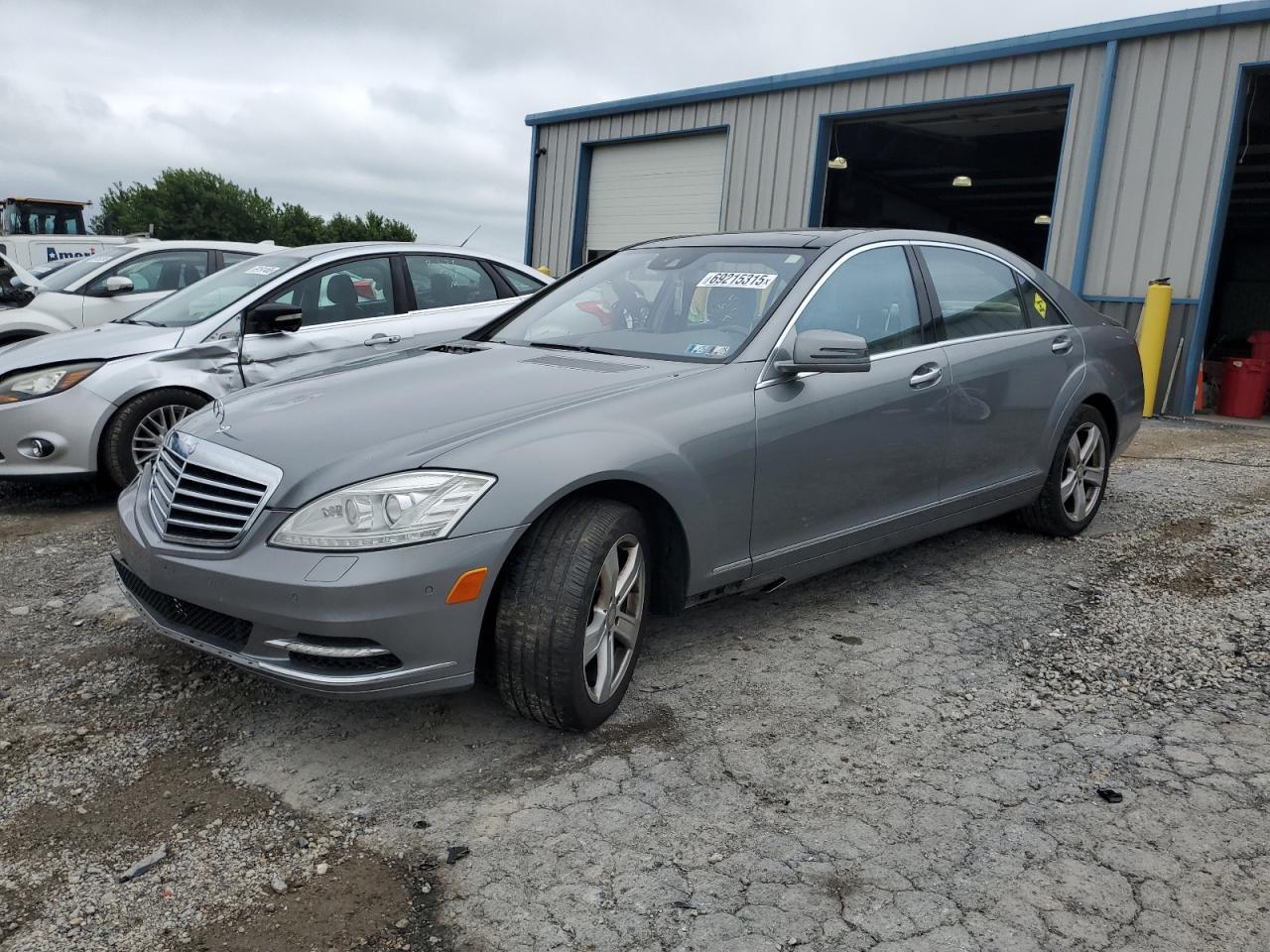 2010 Mercedes-Benz S 550 4Matic silver sedan gas WDDNG8GB7AA308484 photo #1