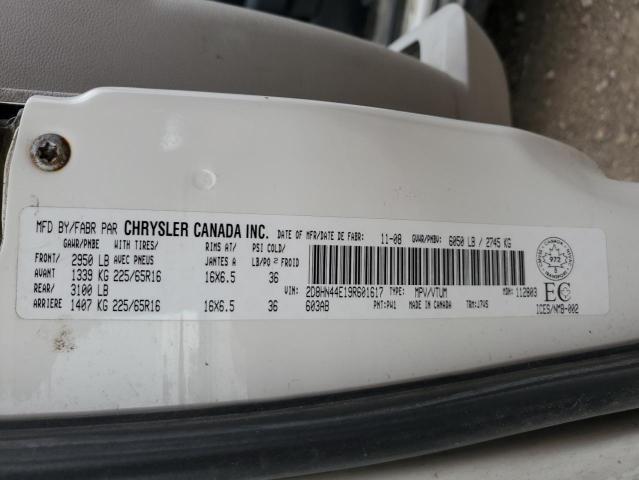 2009 DODGE GRAND CARAVAN SE  