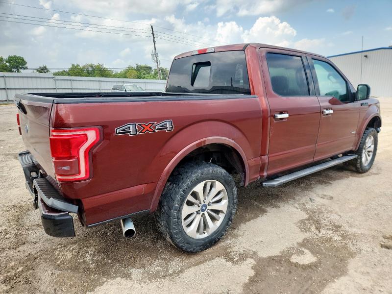 Пикапы FORD F-150 2016 Бургунди