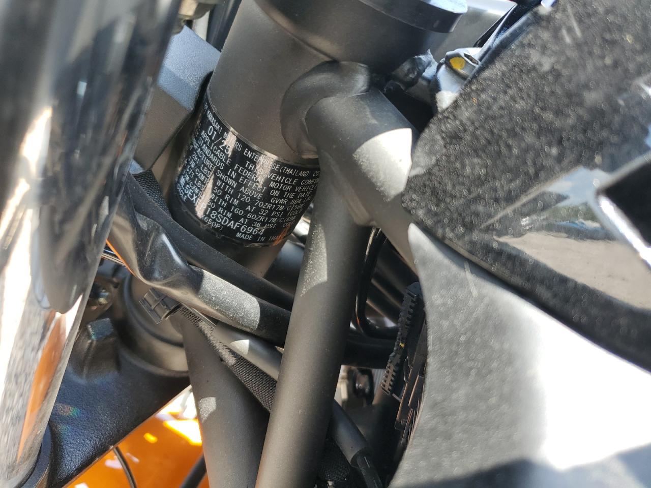 2025 Kawasaki Ex650 P VIN: ML5EXEP18SDAF6964 Lot: 68656315