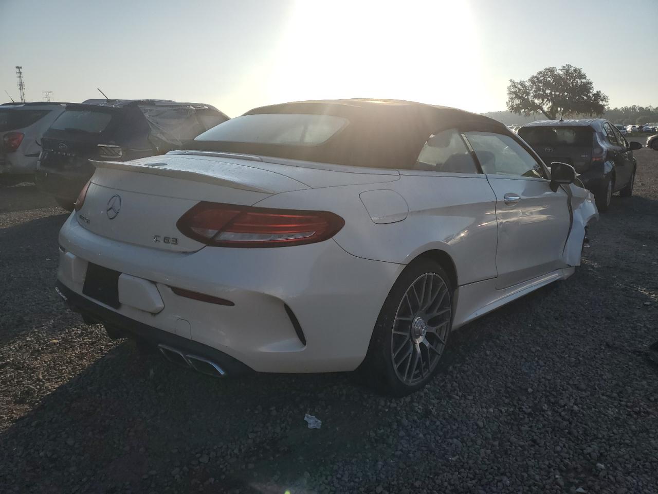 2017 Mercedes-Benz C 63 Amg white null gas WDDWK8GB0HF510373 photo #4