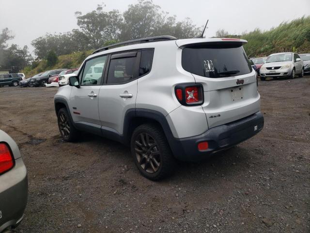 Паркетники JEEP RENEGADE 2016 Серебристый