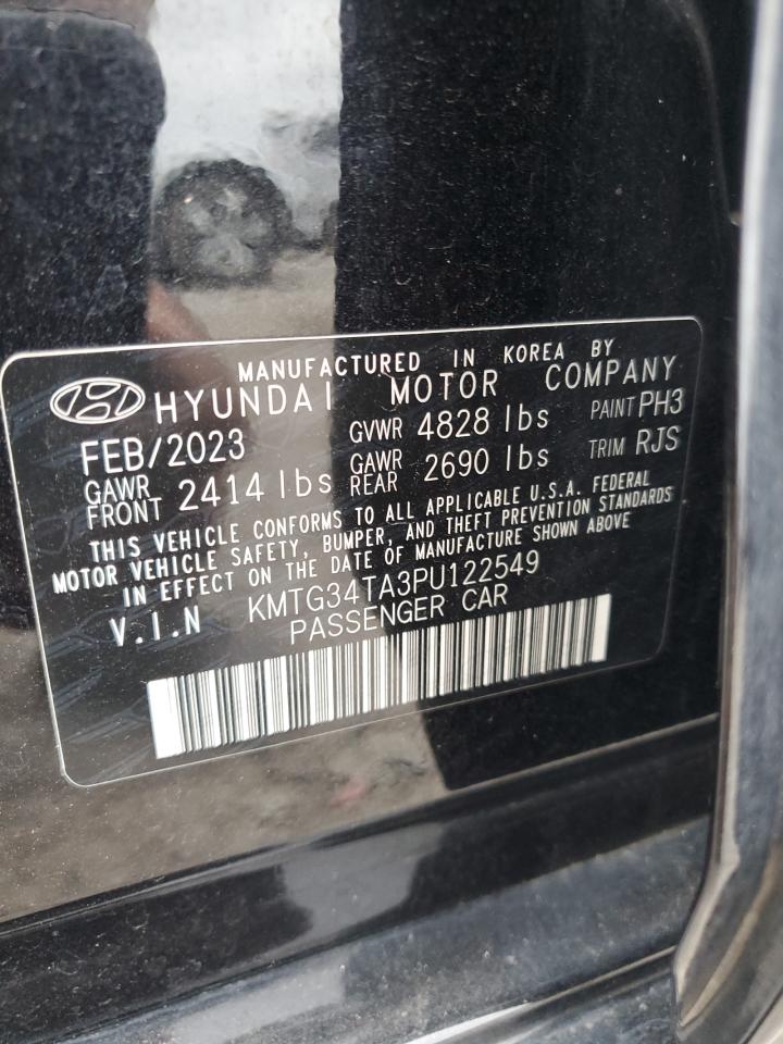 2023 Genesis G70 Base VIN: KMTG34TA3PU122549 Lot: 69602455