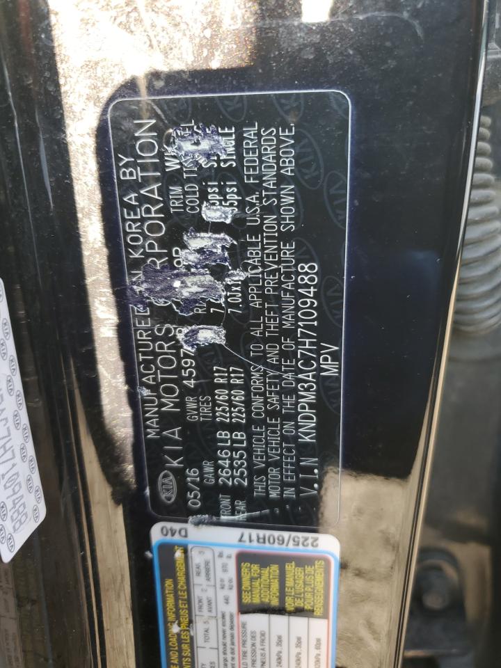 2017 Kia Sportage Lx VIN: KNDPM3AC7H7109488 Lot: 66031725