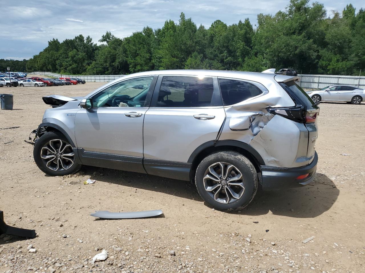 2021 Honda Cr-V Exl silver null hybrid 7FART6H81ME029594 photo #3