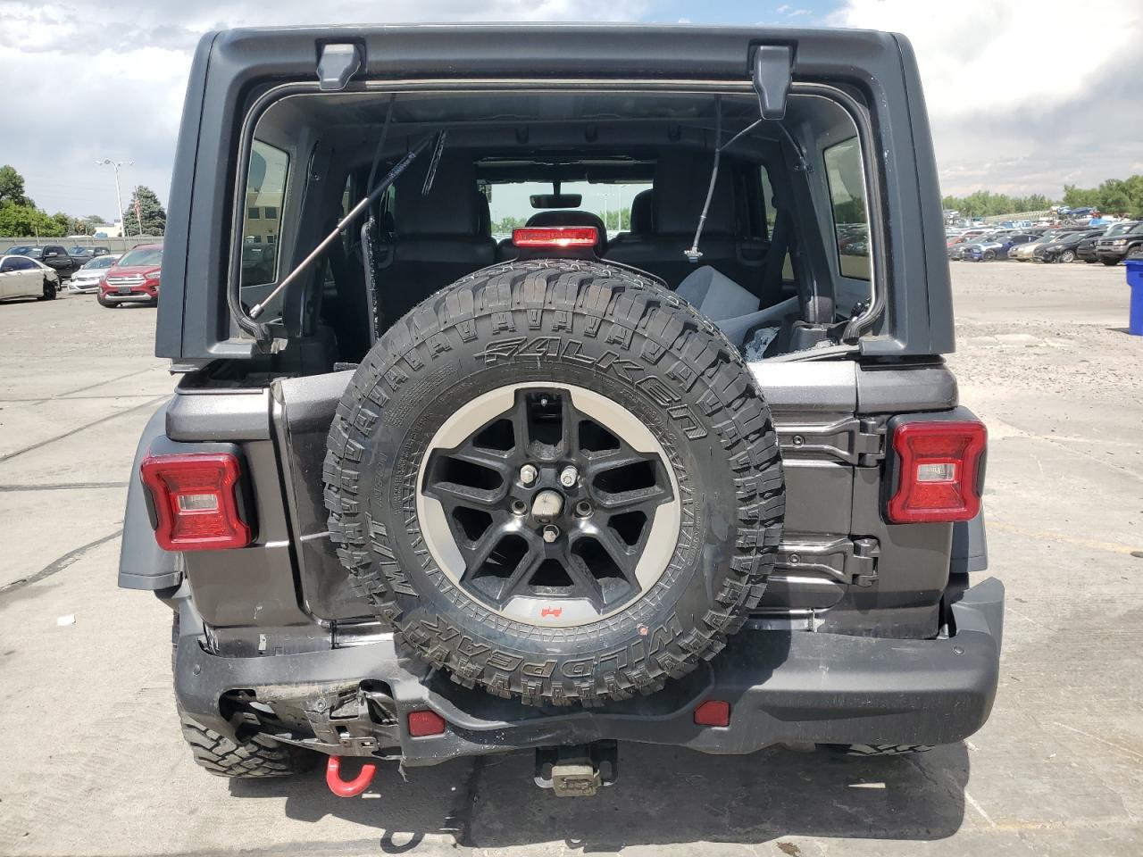 2019 Jeep Wrangler Unlimited Rubicon VIN: 1C4HJXFG6KW606562 Lot: 68182525