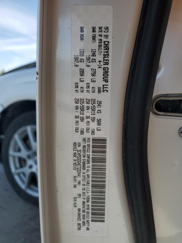 2014 Dodge Journey Limited VIN: 3C4PDDDG4ET222441 Lot: 67210665