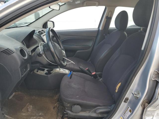 Hatchbacks MITSUBISHI MIRAGE 2014 Srebrny