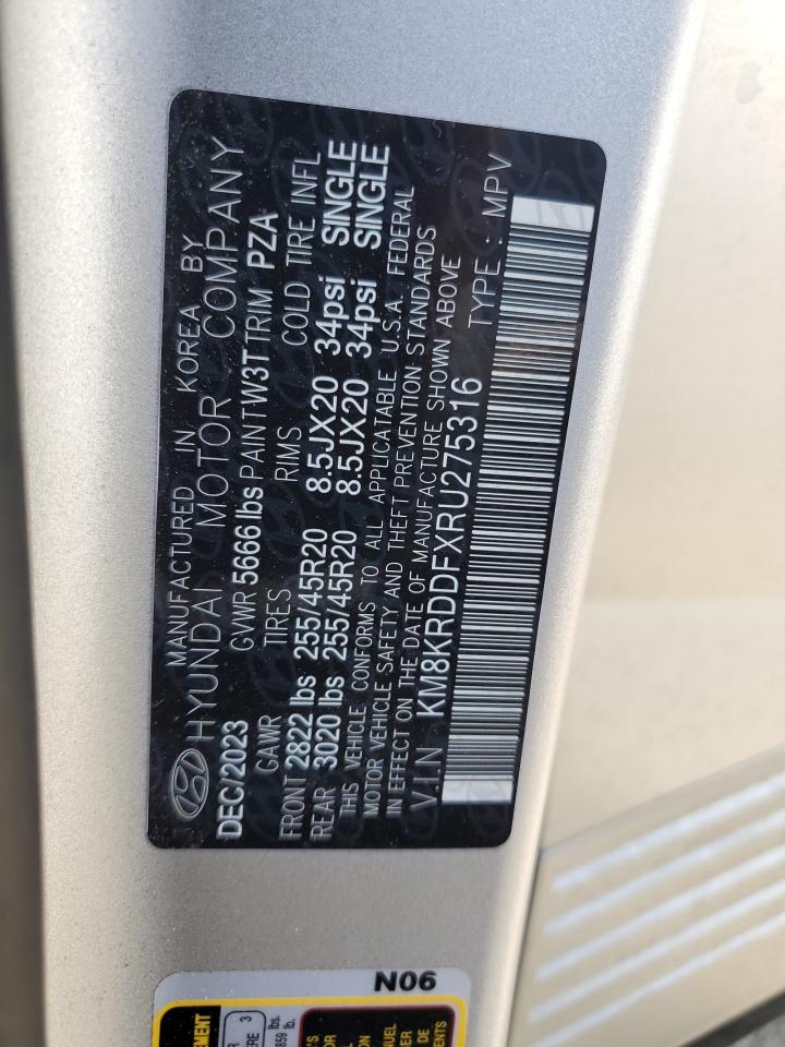 2024 Hyundai Ioniq 5 Limited VIN: KM8KRDDFXRU275316 Lot: 68142905