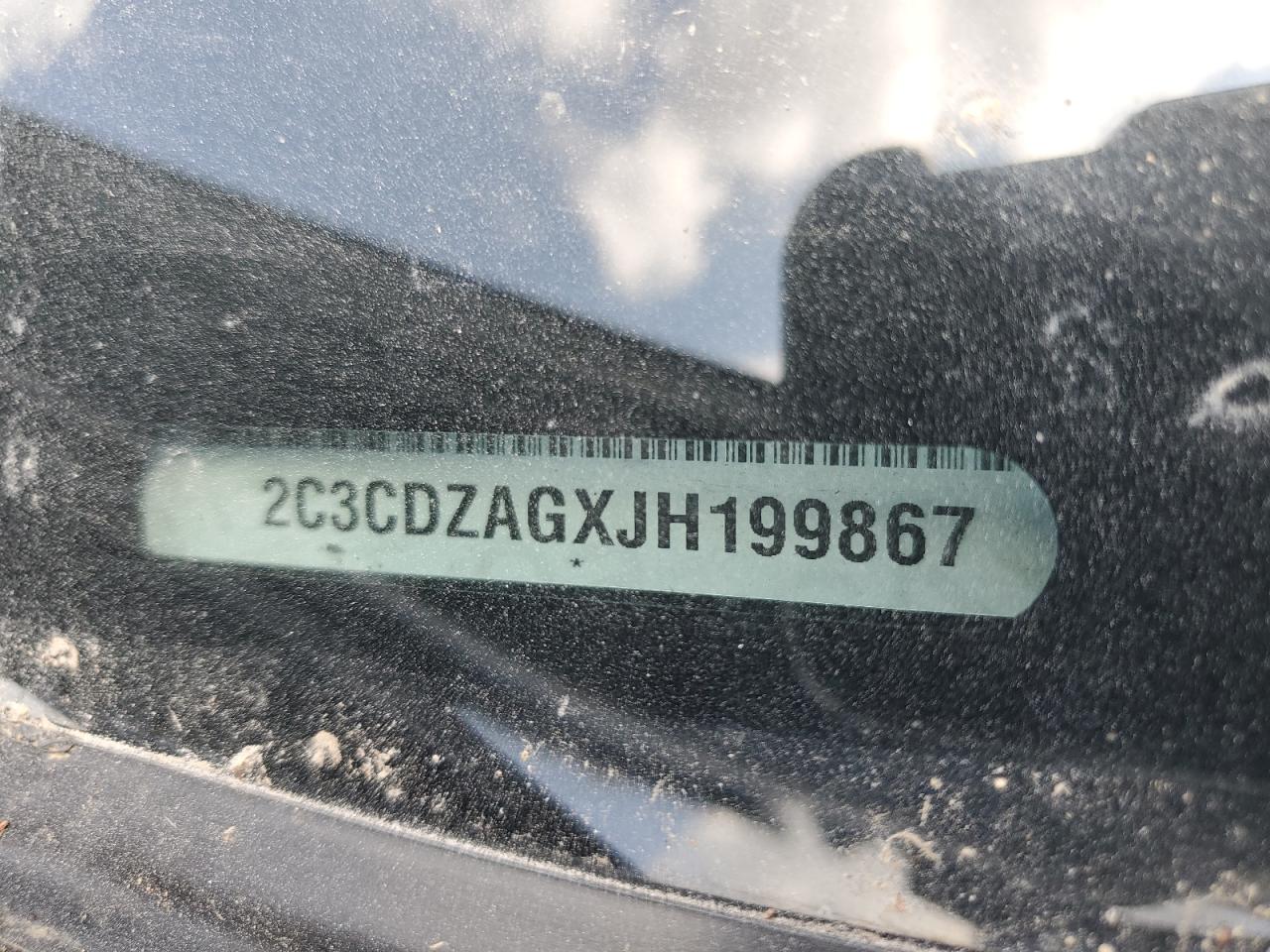 2018 Dodge Challenger Sxt VIN: 2C3CDZAGXJH199867 Lot: 69442305