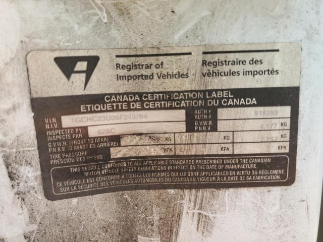 2006 CHEVROLET SILVERADO C2500 HEAVY DUTY  