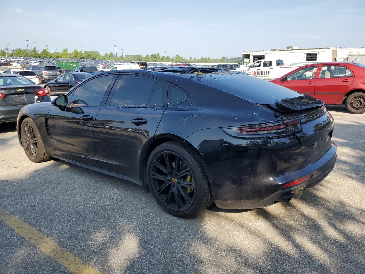 2018 Porsche Panamera 4S black null gas WP0AB2A76JL131794 photo #3