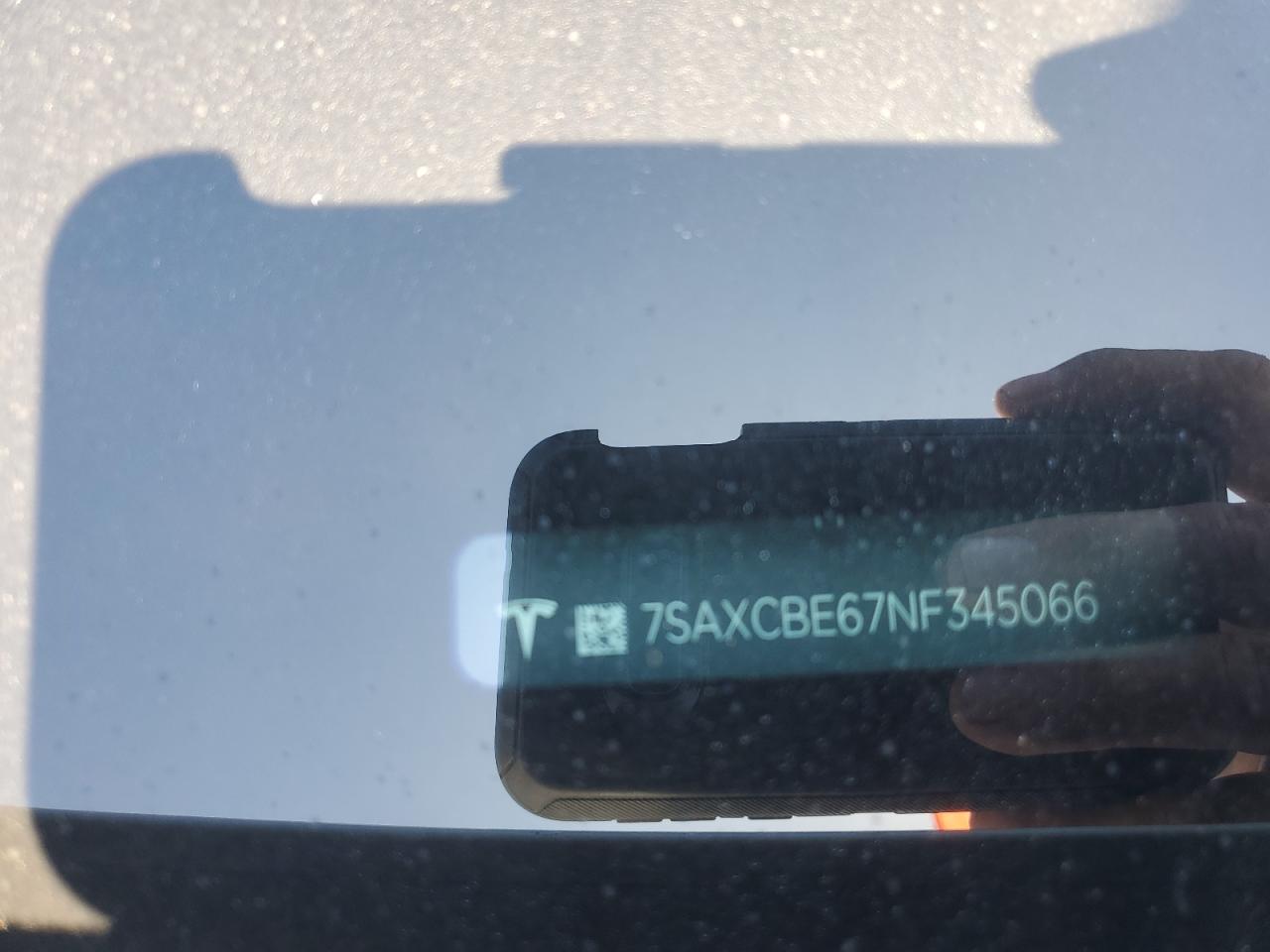 2022 Tesla Model X VIN: 7SAXCBE67NF345066 Lot: 68871425