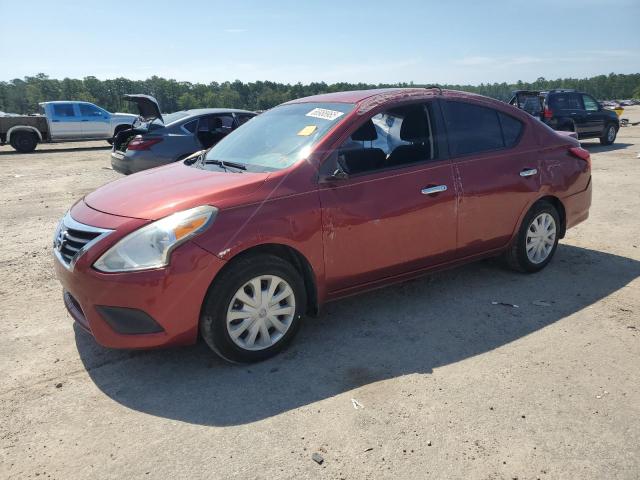 Sedans NISSAN VERSA 2016 Red