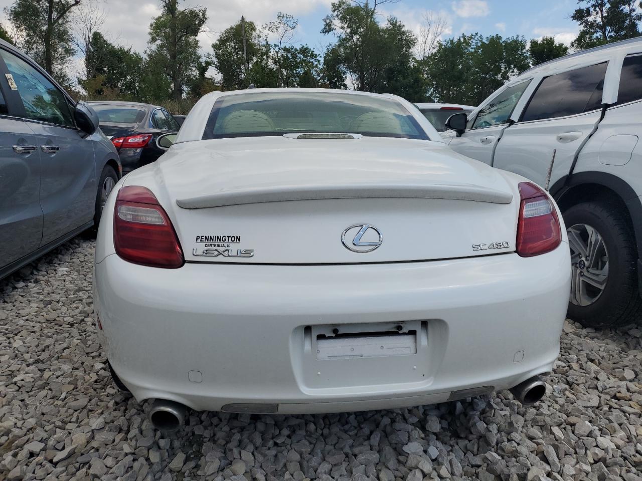 2008 Lexus Sc 430 VIN: JTHFN45Y489017360 Lot: 55609735