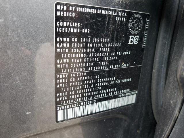 2018 VOLKSWAGEN TIGUAN SEL PREMIUM  