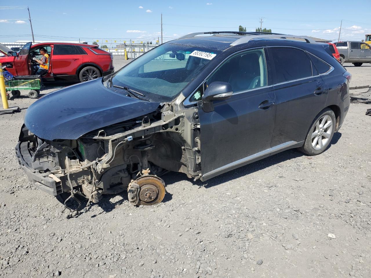 2010 Lexus Rx 350 charcoal null gas 2T2BK1BA5AC068828 photo #1