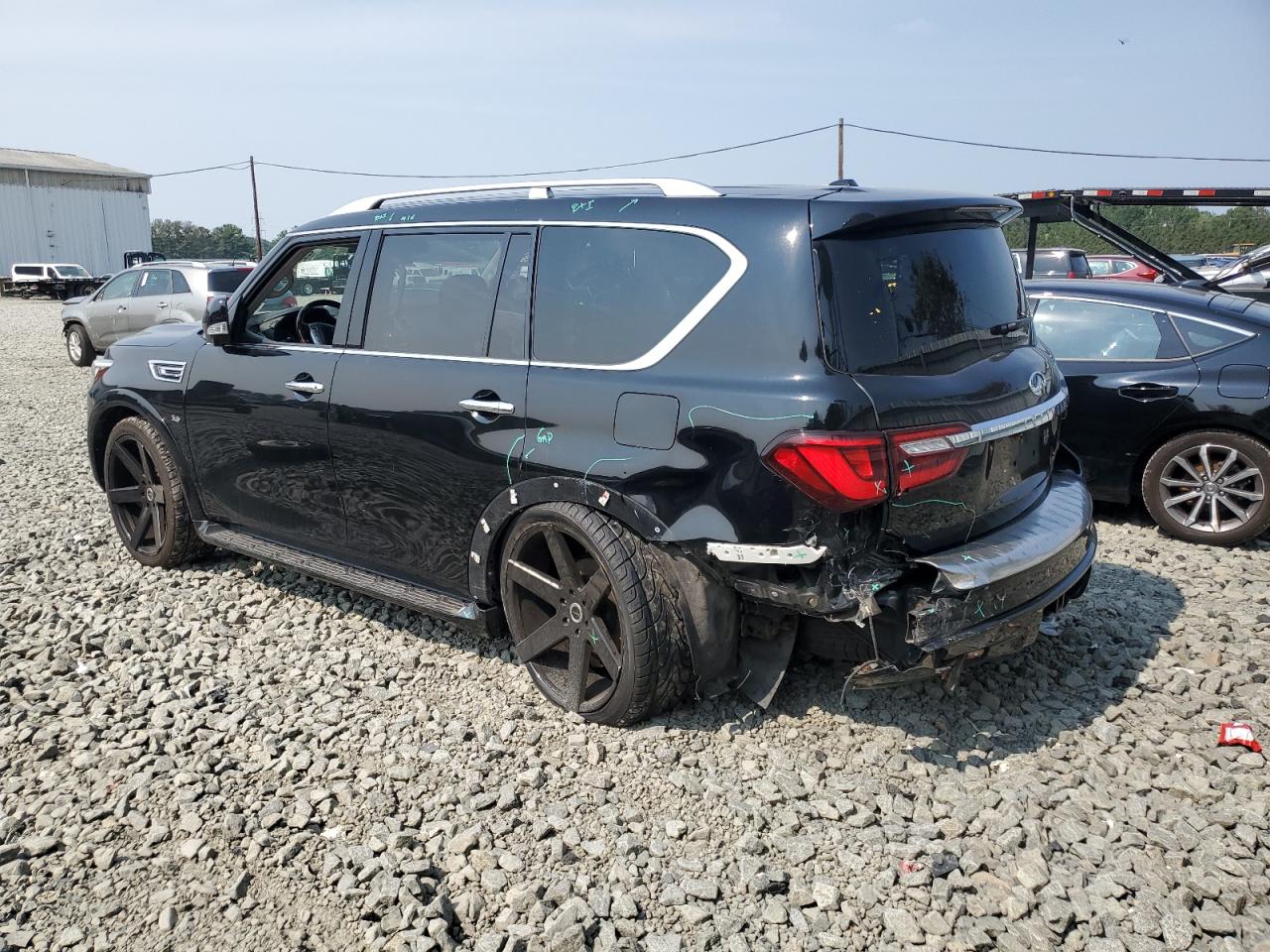 2019 Infiniti Qx80 Luxe black null gas JN8AZ2NE9K9229466 photo #3