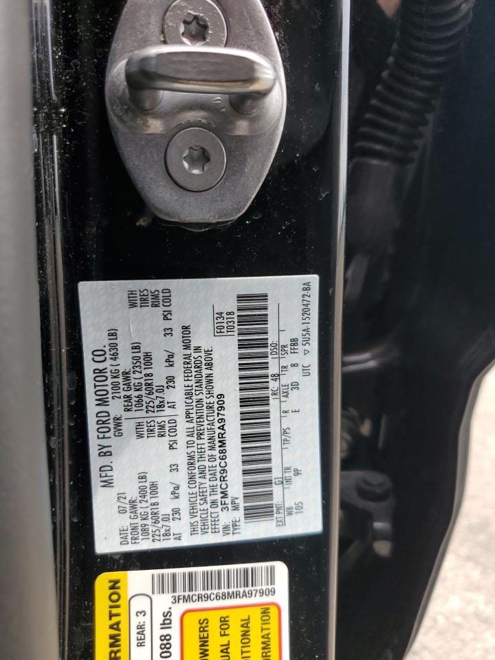 2021 Ford Bronco Sport Outer Banks VIN: 3FMCR9C68MRA97909 Lot: 66575045