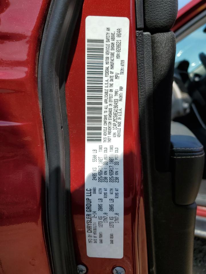 2014 Jeep Cherokee Latitude VIN: 1C4PJMCS0EW196493 Lot: 68338125