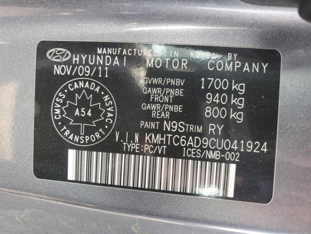 2012 HYUNDAI VELOSTER   