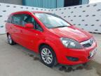 2013 VAUXHALL ZAFIRA DESIGN for sale at Copart ROCHFORD