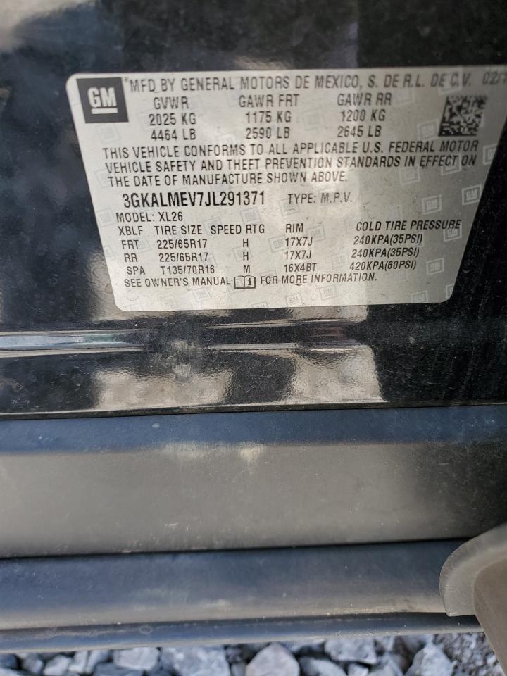 2018 GMC Terrain Sle VIN: 3GKALMEV7JL291371 Lot: 67834525