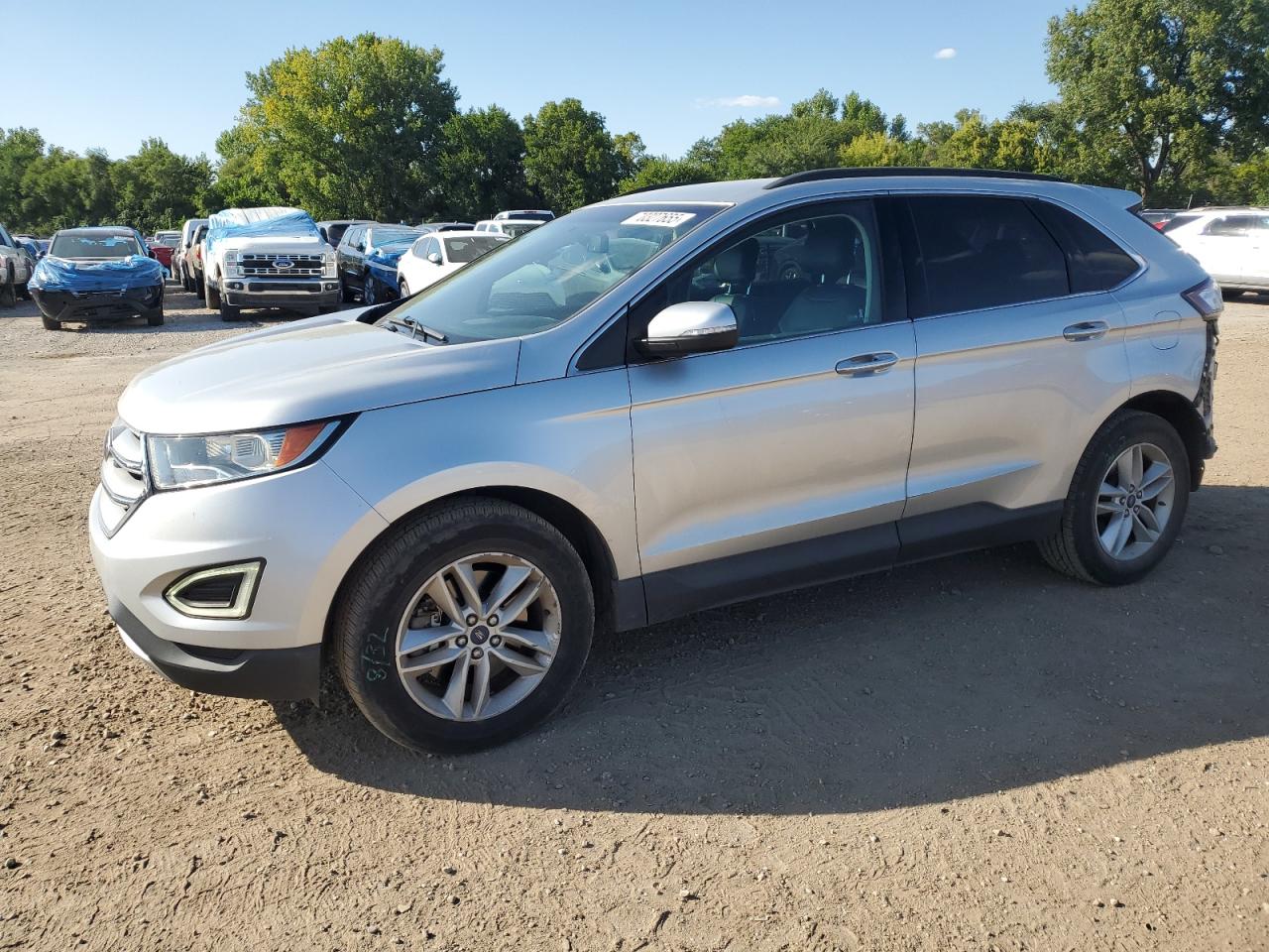 2015 Ford Edge Sel silver null gas 2FMTK4J90FBC32306 photo #1