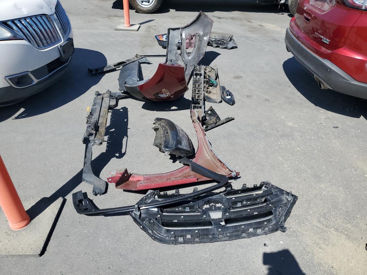 2017 Ford Edge Titanium VIN: 2FMPK3K92HBB91397 Lot: 67985095