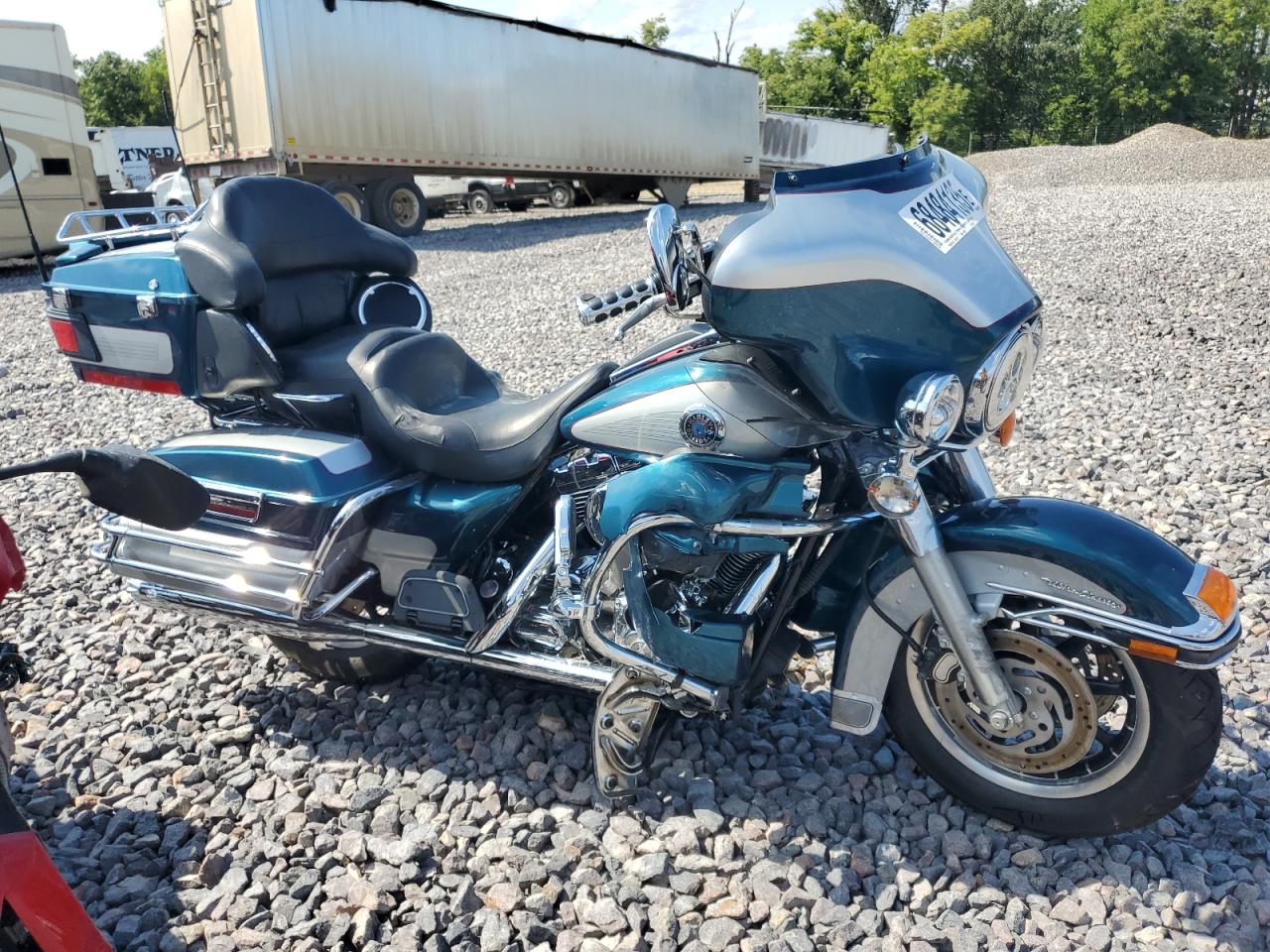 2004 Harley-Davidson Flhtcui turquoise roadster_bike gas 1HD1FCW1X4Y616007 photo #1