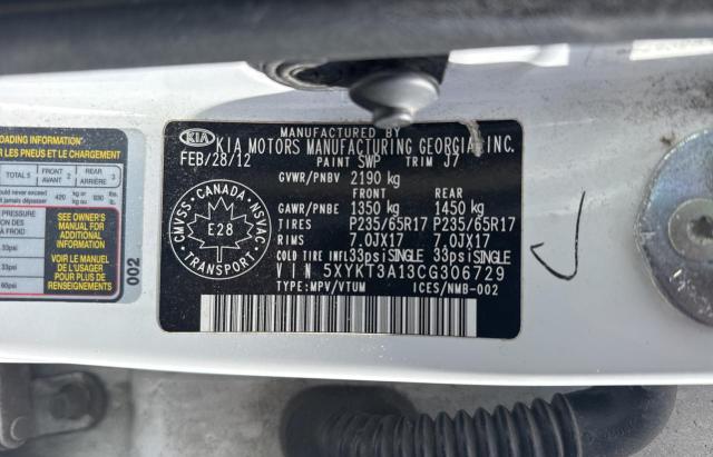 2012 KIA SORENTO BASE  