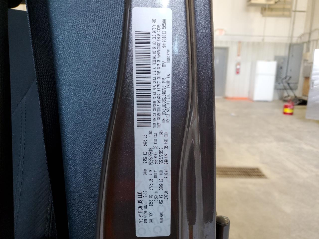 2016 Jeep Wrangler Unlimited Sport VIN: 1C4BJWDG8GL346709 Lot: 68171665