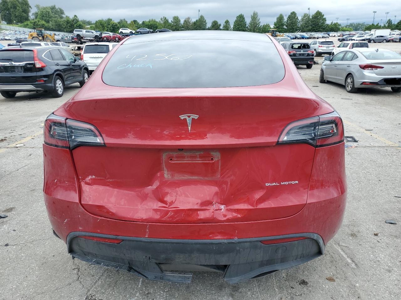2023 Tesla Model Y VIN: 7SAYGDEE0PA051536 Lot: 66702755