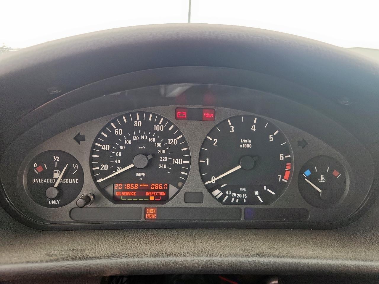 1997 BMW 328 Ic Automatic VIN: WBABK8326VET95498 Lot: 69798185