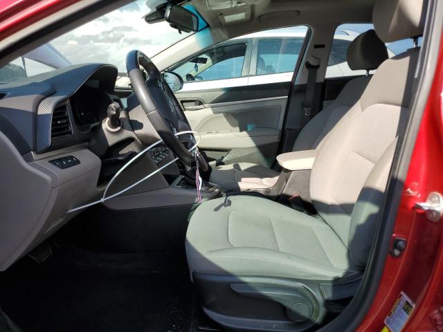  HYUNDAI ELANTRA 2020 Красный