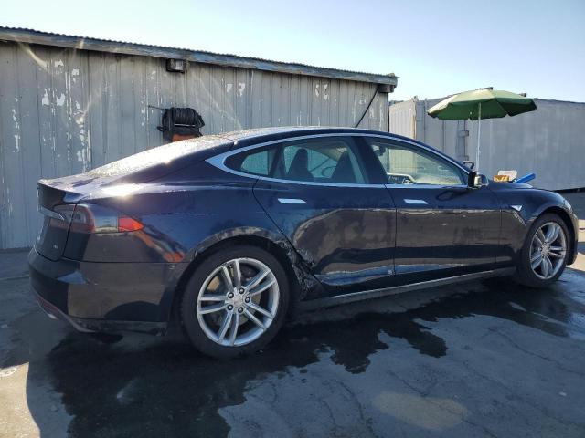 Hatchbacks TESLA MODEL S 2014 Granatowy