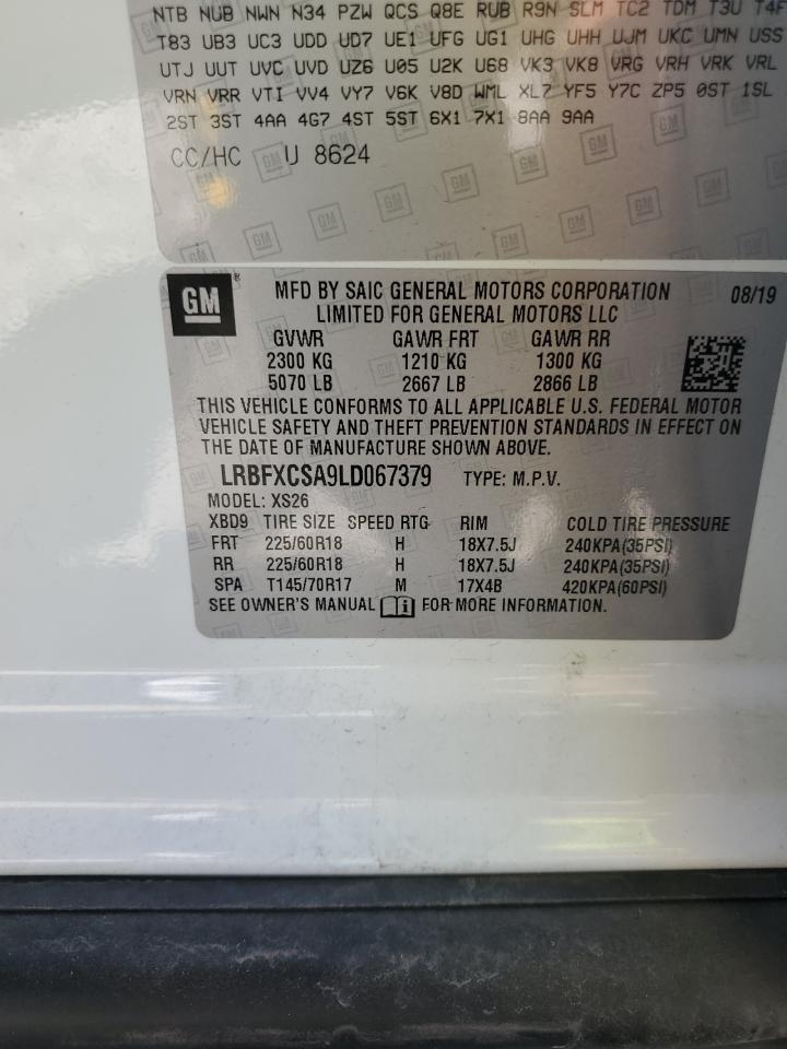 2020 Buick Envision Essence VIN: LRBFXCSA9LD067379 Lot: 70445095