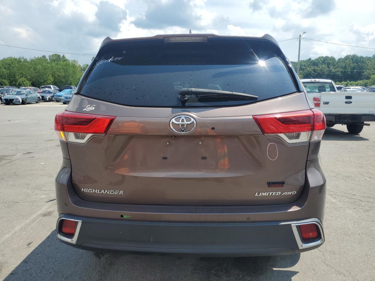 2017 Toyota Highlander Limited VIN: 5TDDZRFH7HS449807 Lot: 68839855