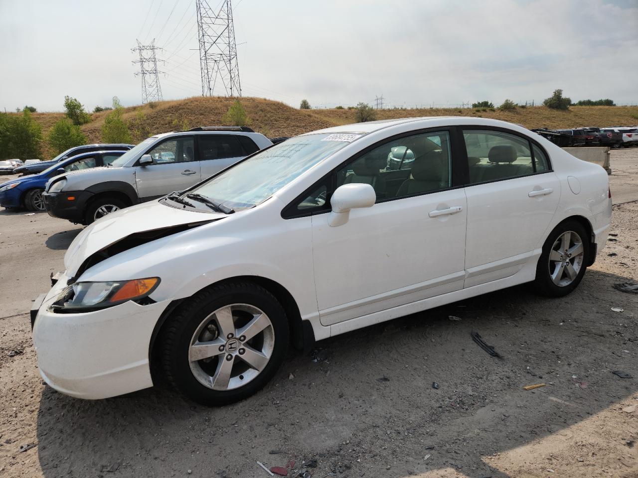 2008 Honda Civic Exl white null gas 1HGFA16998L020861 photo #1