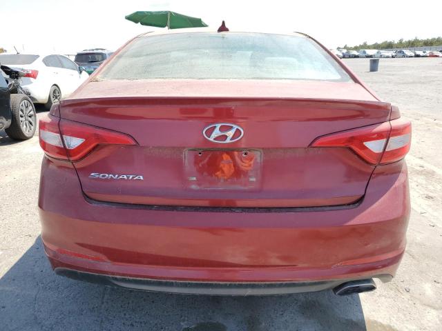  HYUNDAI SONATA 2015 Czerwony