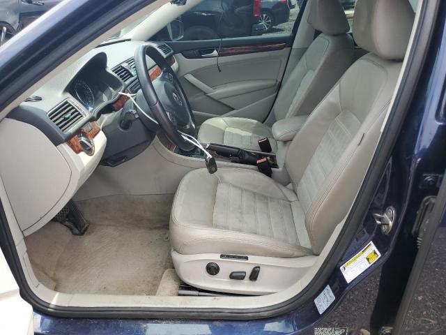  VOLKSWAGEN PASSAT 2013 Blue