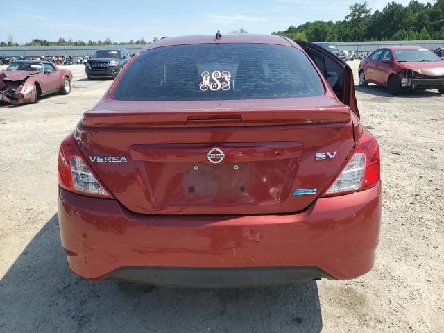 Sedans NISSAN VERSA 2016 Red