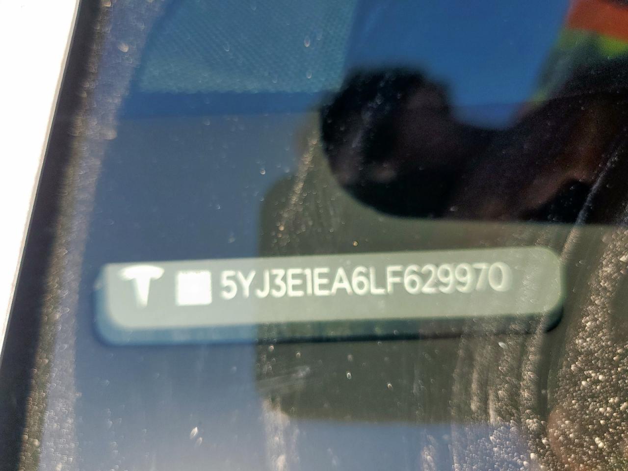 2020 Tesla Model 3 VIN: 5YJ3E1EA6LF629970 Lot: 69079375