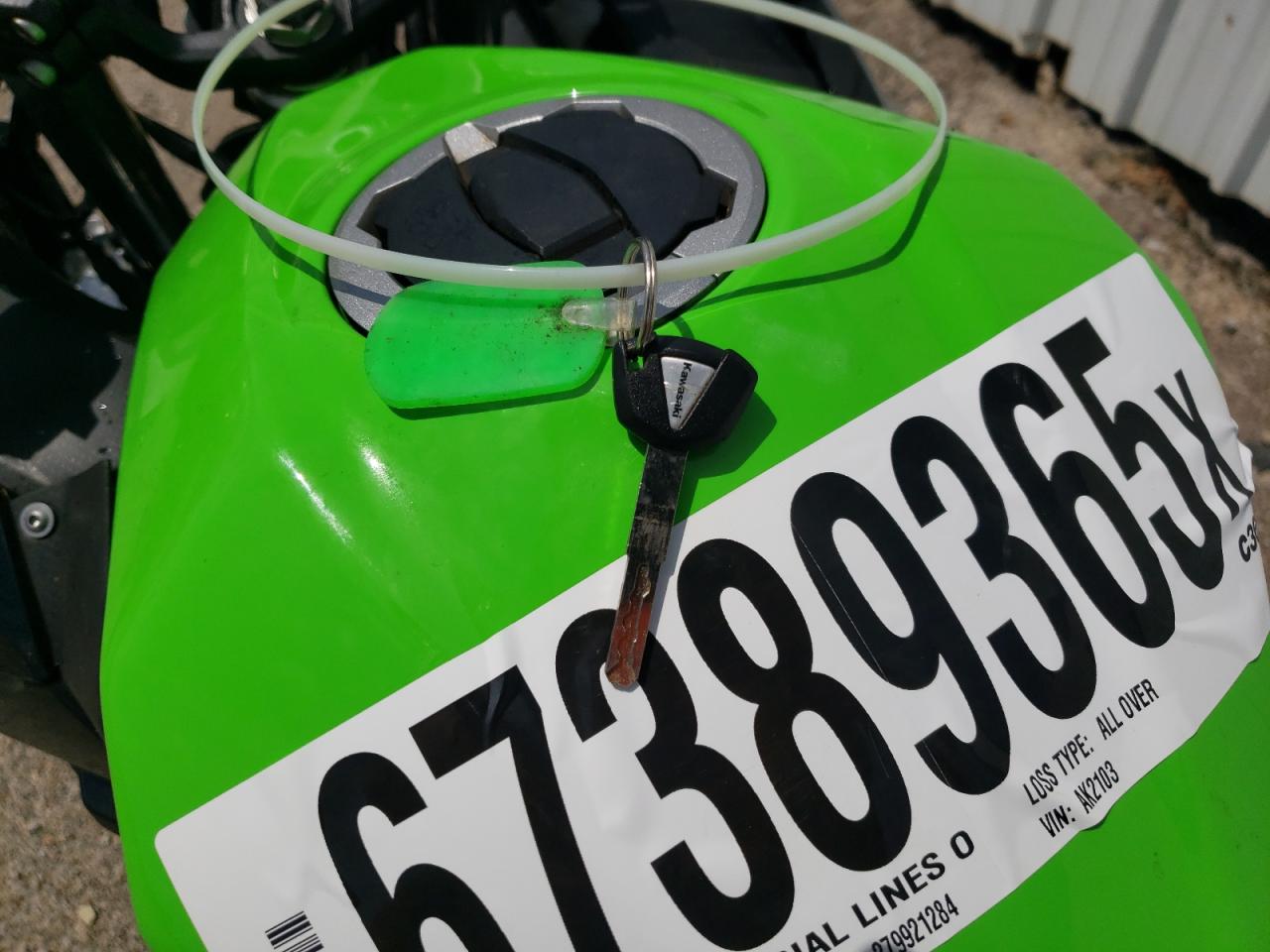 2023 Kawasaki Ex400 VIN: JKAEXKG13PDAK2103 Lot: 67389365