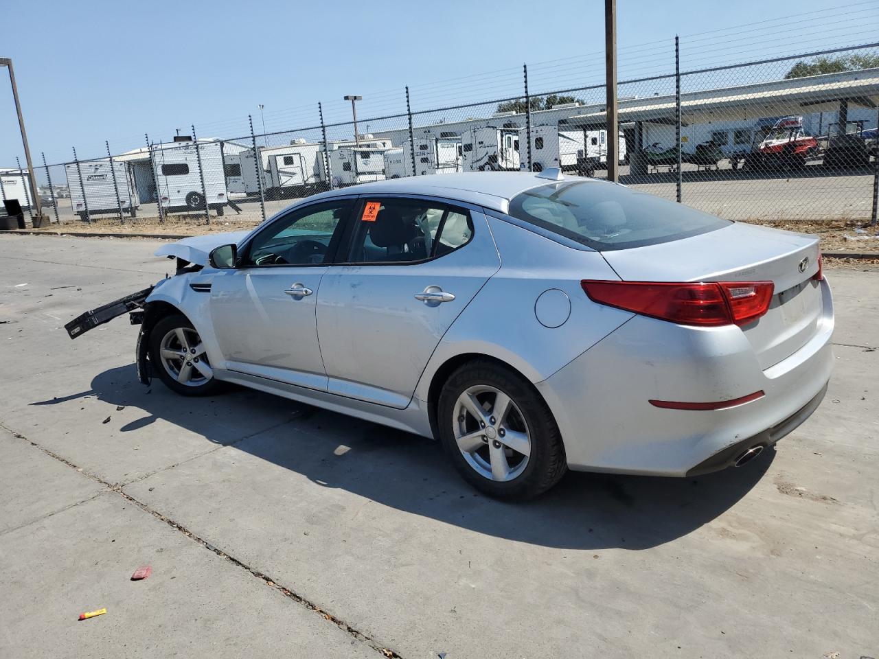 2015 Kia Optima Lx silver null gas 5XXGM4A76FG503383 photo #3