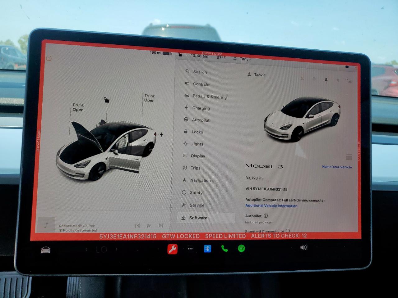 2022 Tesla Model 3 VIN: 5YJ3E1EA1NF321415 Lot: 70197575