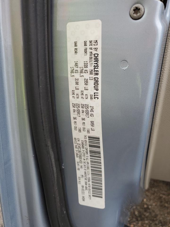 2013 Chrysler Town & Country Touring VIN: 2C4RC1BG7DR681459 Lot: 67423605