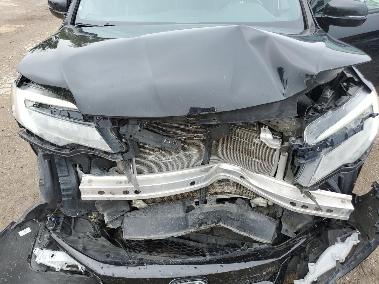 2021 Honda Pilot Black VIN: 5FNYF6H79MB017425 Lot: 70349805