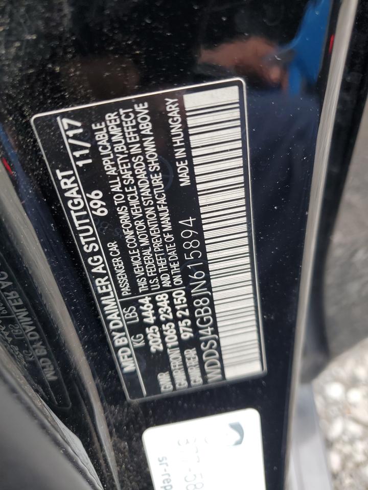 2018 Mercedes-Benz Cla 250 4Matic VIN: WDDSJ4GB8JN615894 Lot: 69764935